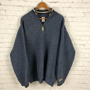 Columbia Blue Wool Oversized Sweater Men's Sz Medium